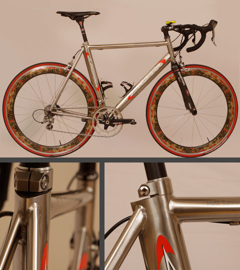 roark custom titanium bicycles